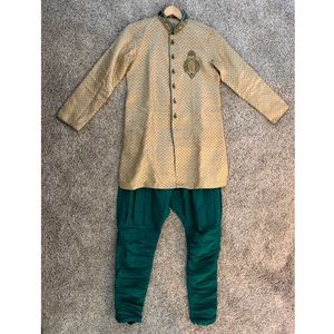 Bandhgala, Mehndi  India western for men- Sangeet